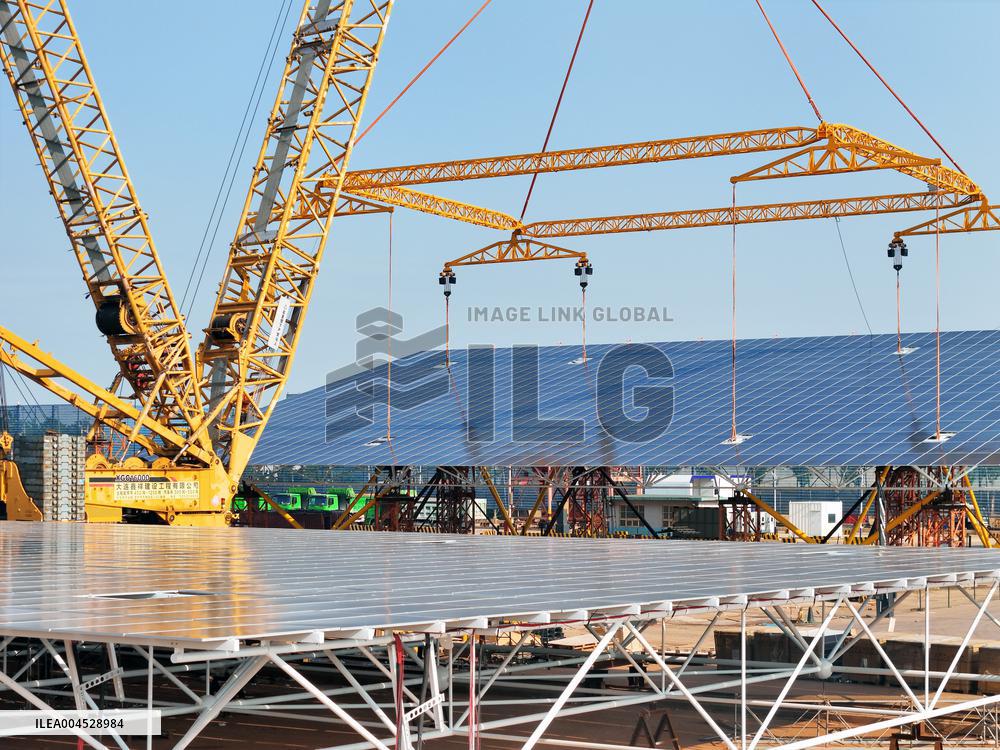 Offshore PV Platform Construction in Yantai