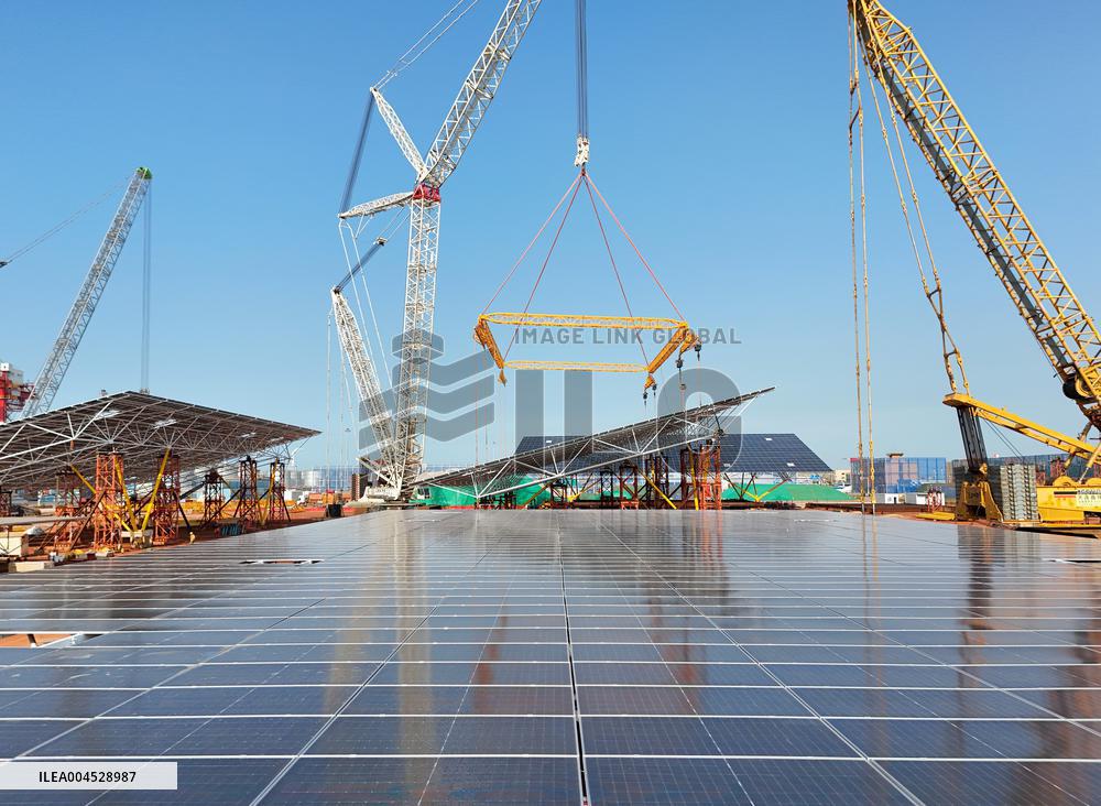 Offshore PV Platform Construction in Yantai