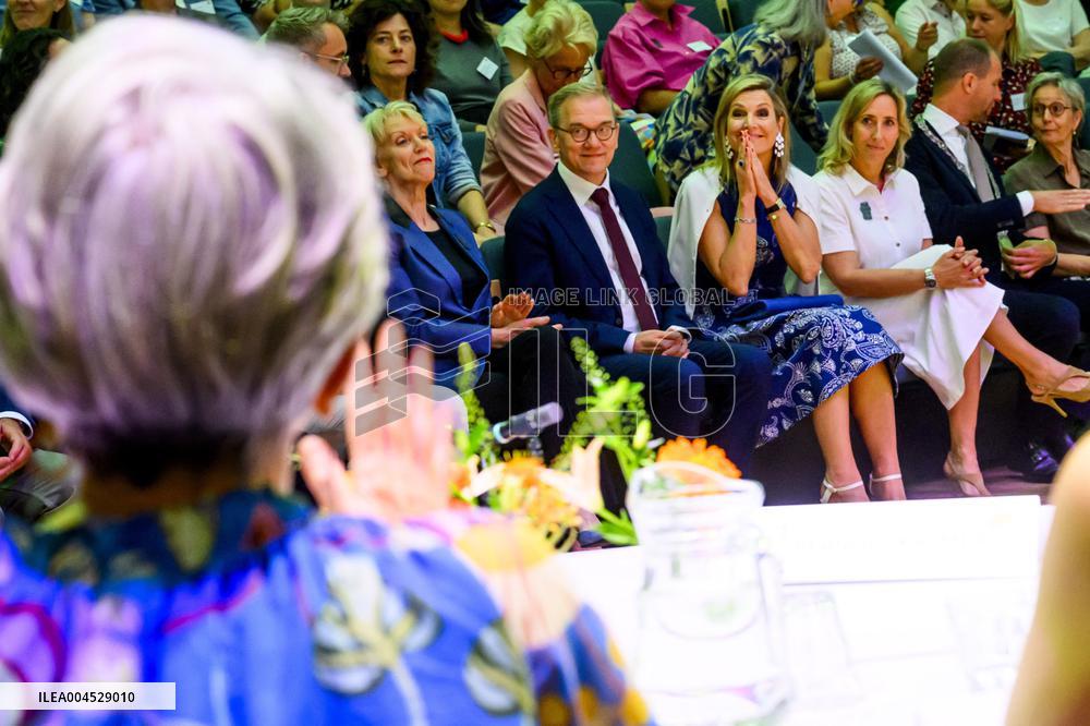 Queen Maxima At Re-Signing of the Music Education Agreement - The Hague