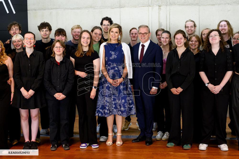 Queen Maxima At Re-Signing of the Music Education Agreement - The Hague