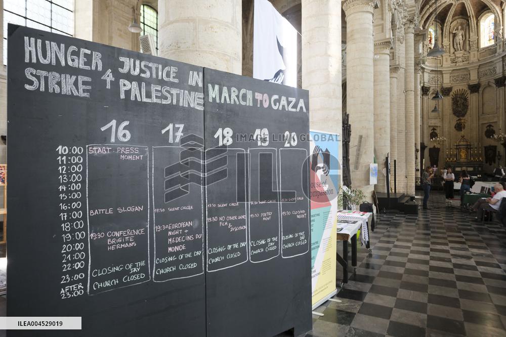 Hunger Strikes in Solidarity with The Palestinian People - Brussels