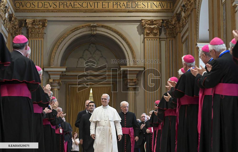 Pope Leo XIV Meets Italian Episcopal Conference - Vatican