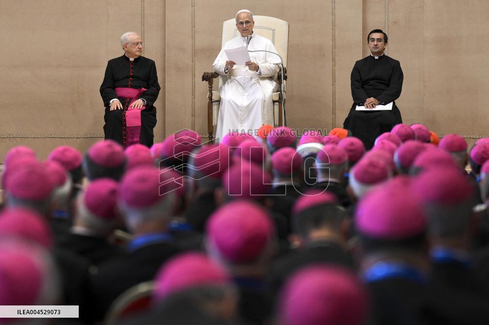 Pope Leo XIV Meets Italian Episcopal Conference - Vatican