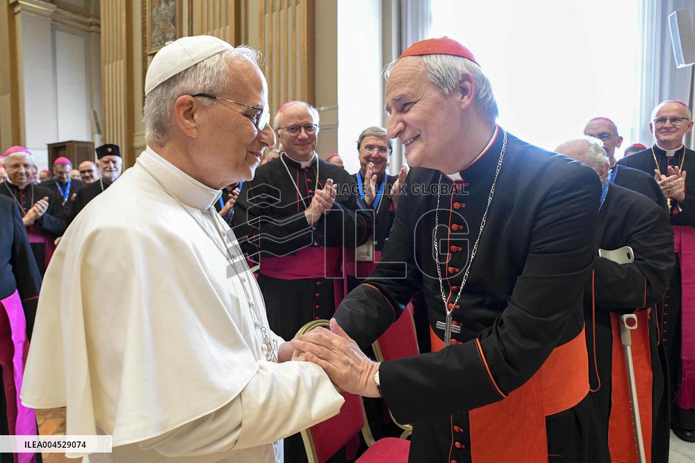 Pope Leo XIV Meets Italian Episcopal Conference - Vatican