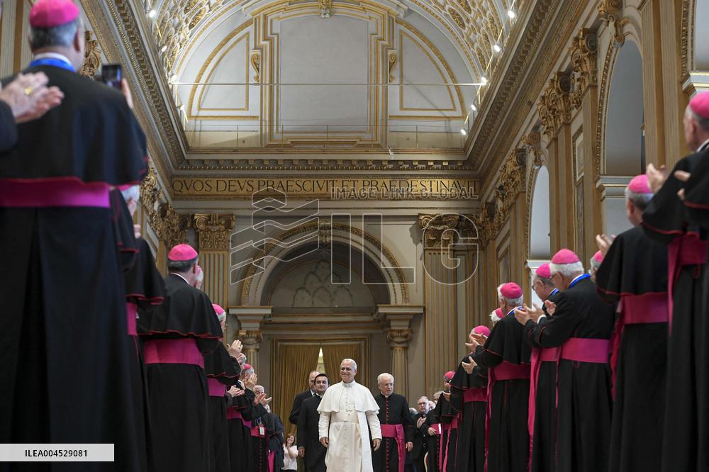 Pope Leo XIV Meets Italian Episcopal Conference - Vatican