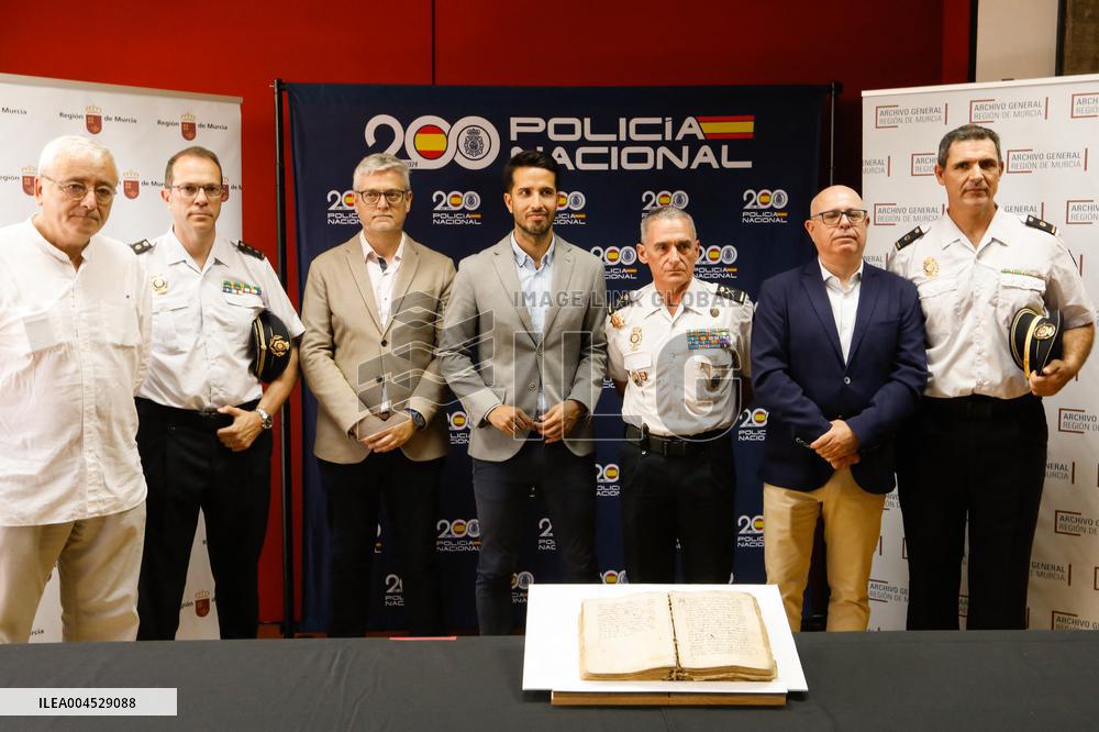 National Police Recovers A Codex Of Teruel From The Year 1313