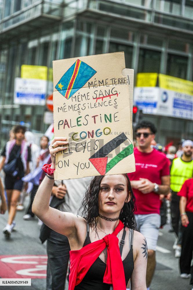 Red Human Line for Gaza - Brussels