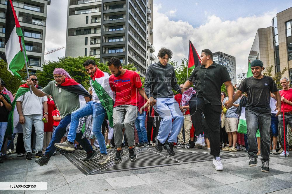 Red Human Line for Gaza - Brussels