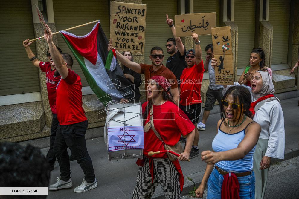 Red Human Line for Gaza - Brussels