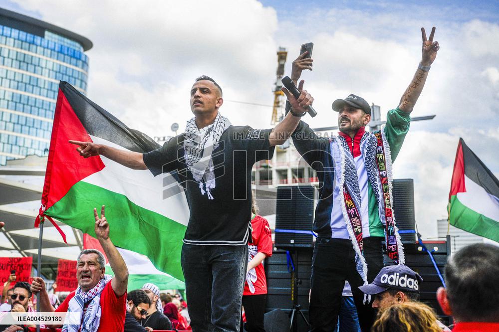 Red Human Line for Gaza - Brussels