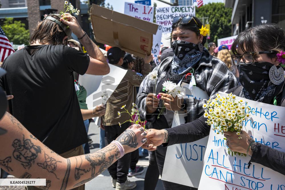 No Kings Protests in Los Angeles - LA