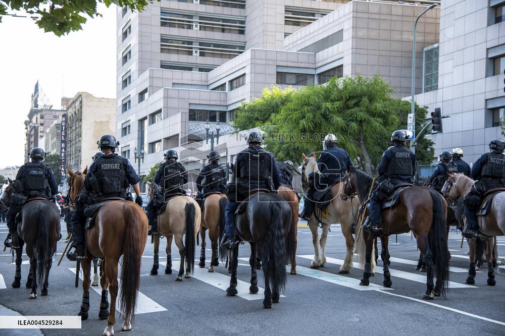 No Kings Protests in Los Angeles - LA
