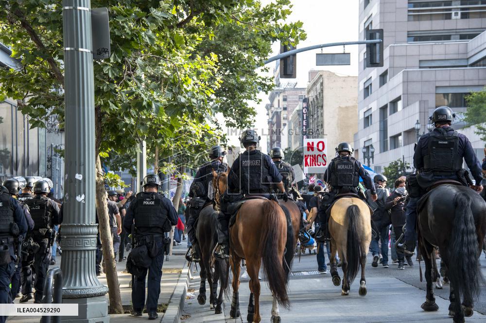 No Kings Protests in Los Angeles - LA