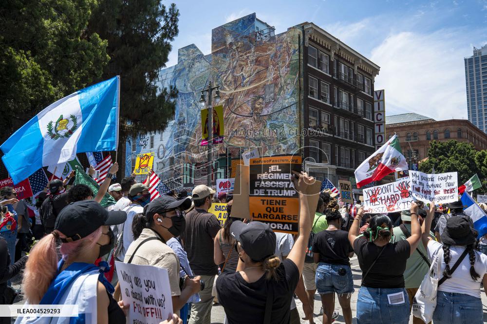 No Kings Protests in Los Angeles - LA