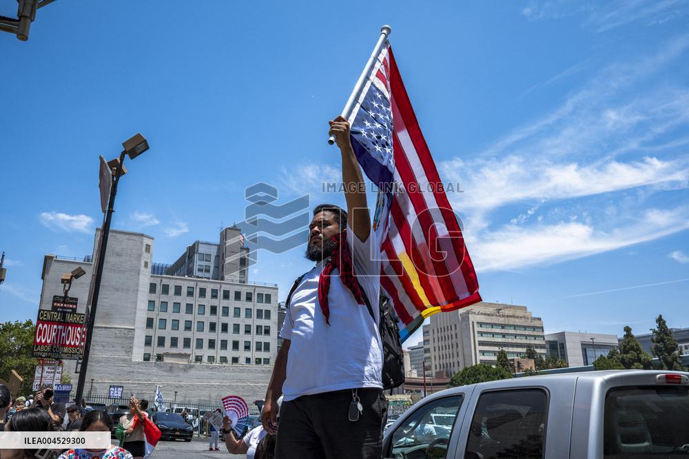 No Kings Protests in Los Angeles - LA