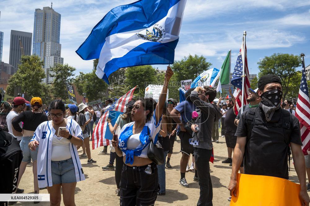 No Kings Protests in Los Angeles - LA