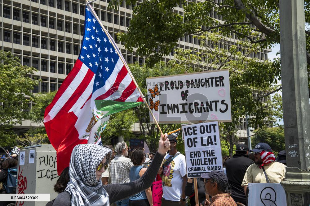 No Kings Protests in Los Angeles - LA