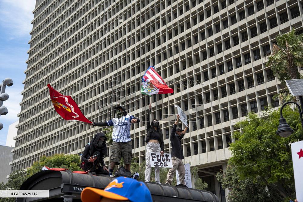 No Kings Protests in Los Angeles - LA