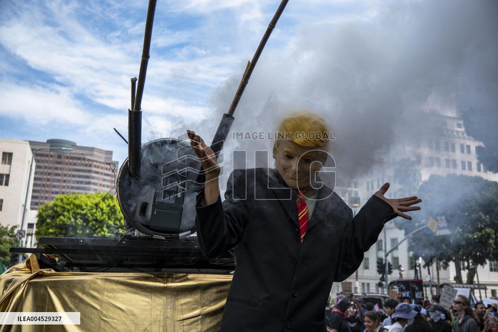 No Kings Protests in Los Angeles - LA
