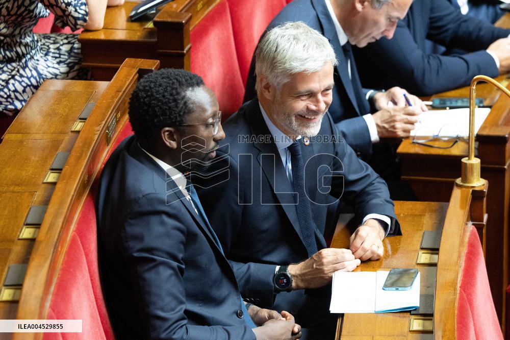 Questions to the government at the National Assembly - Paris RL