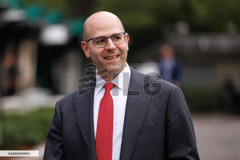 DC: Stephen Miran, Chair of the Council of Economic Advisers Outside White House