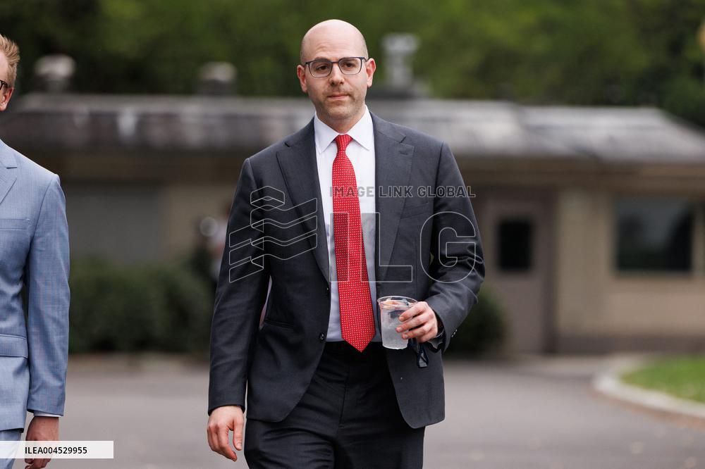 DC: Stephen Miran, Chair of the Council of Economic Advisers Outside White House