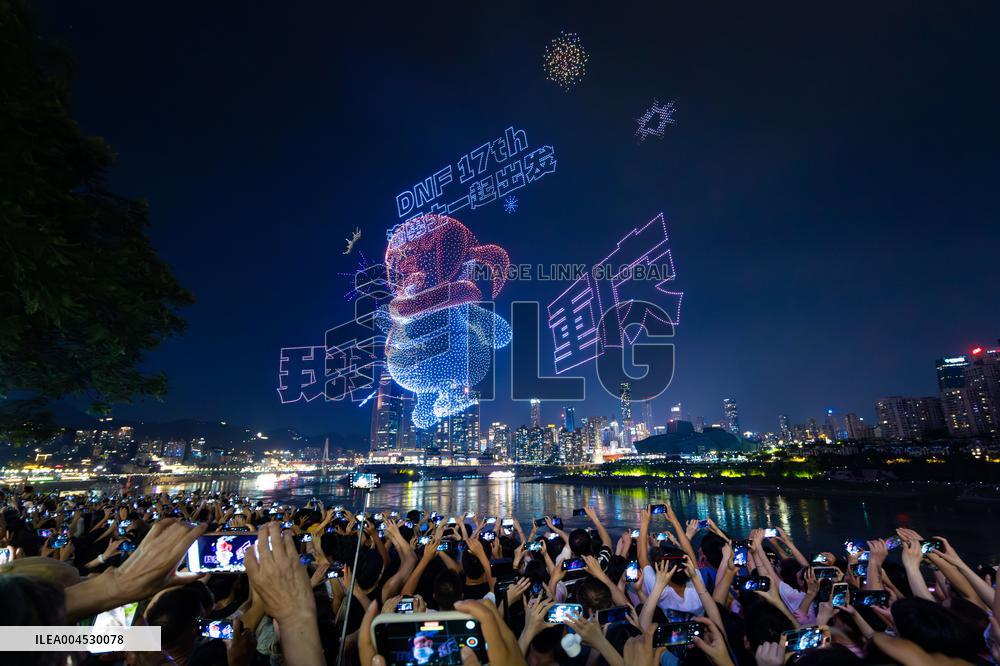 Drone Light Show in Chongqing