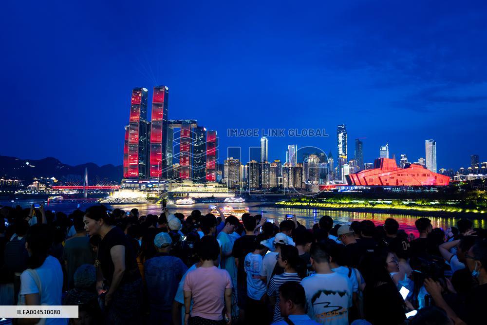 Drone Light Show in Chongqing