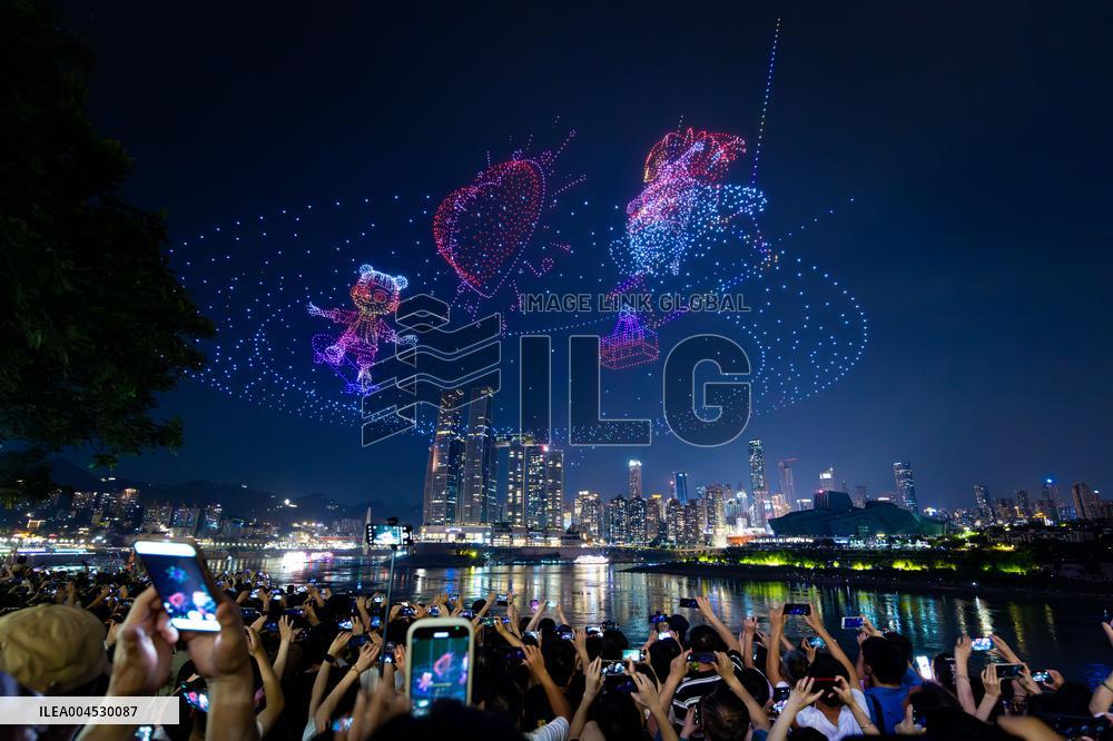 Drone Light Show in Chongqing