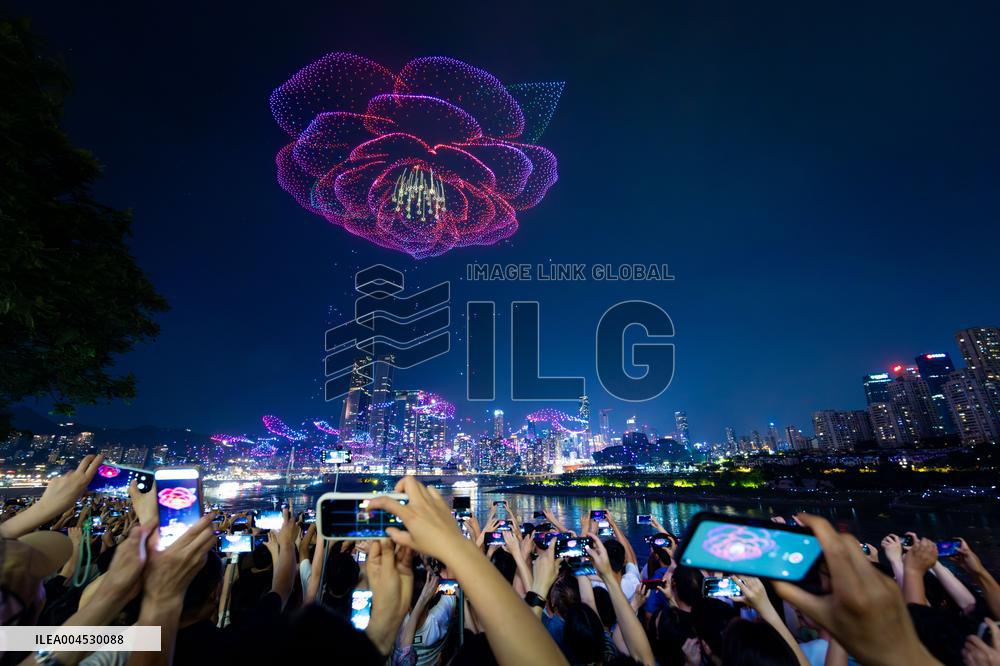 Drone Light Show in Chongqing