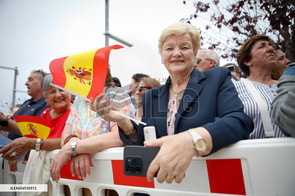 King Felipe VI and Queen Letizia Visit Burela