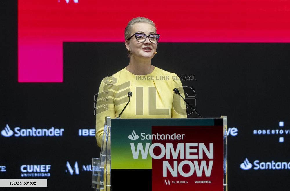 Yulia Navalnaya At Santander Women Now forum - Madrid