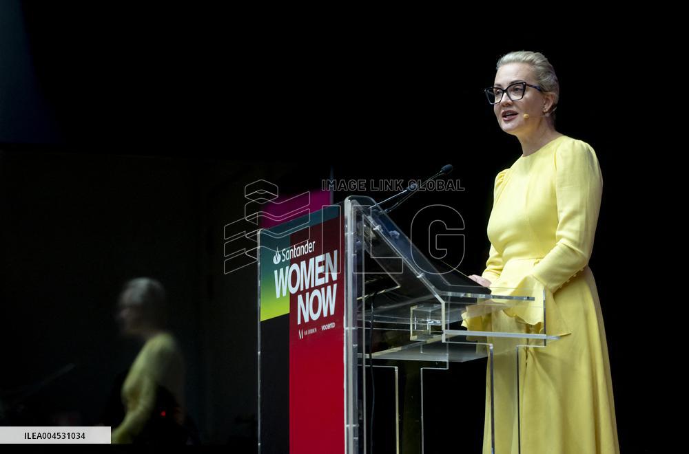 Yulia Navalnaya At Santander Women Now forum - Madrid