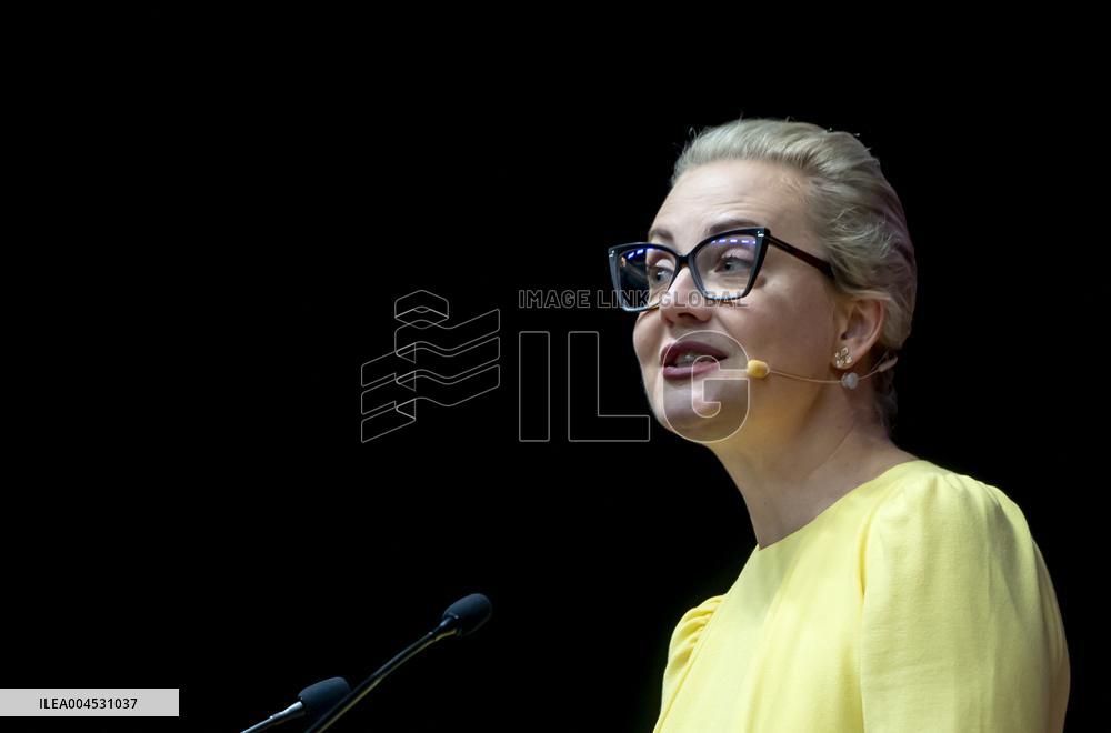 Yulia Navalnaya At Santander Women Now forum - Madrid