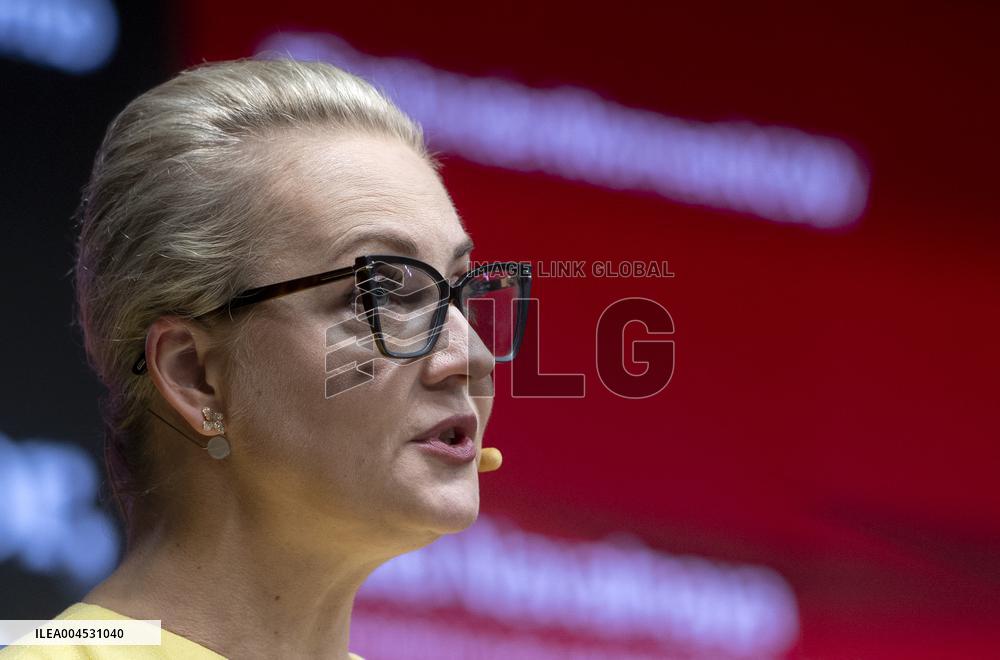 Yulia Navalnaya At Santander Women Now forum - Madrid