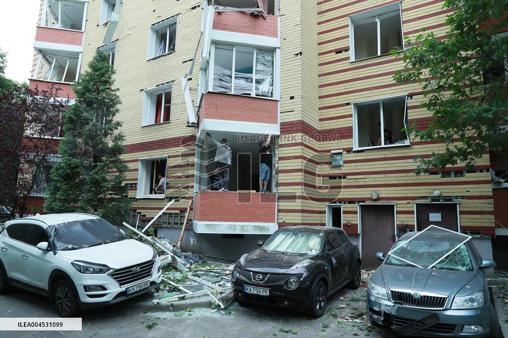 Russian Missile Attack - Kiev