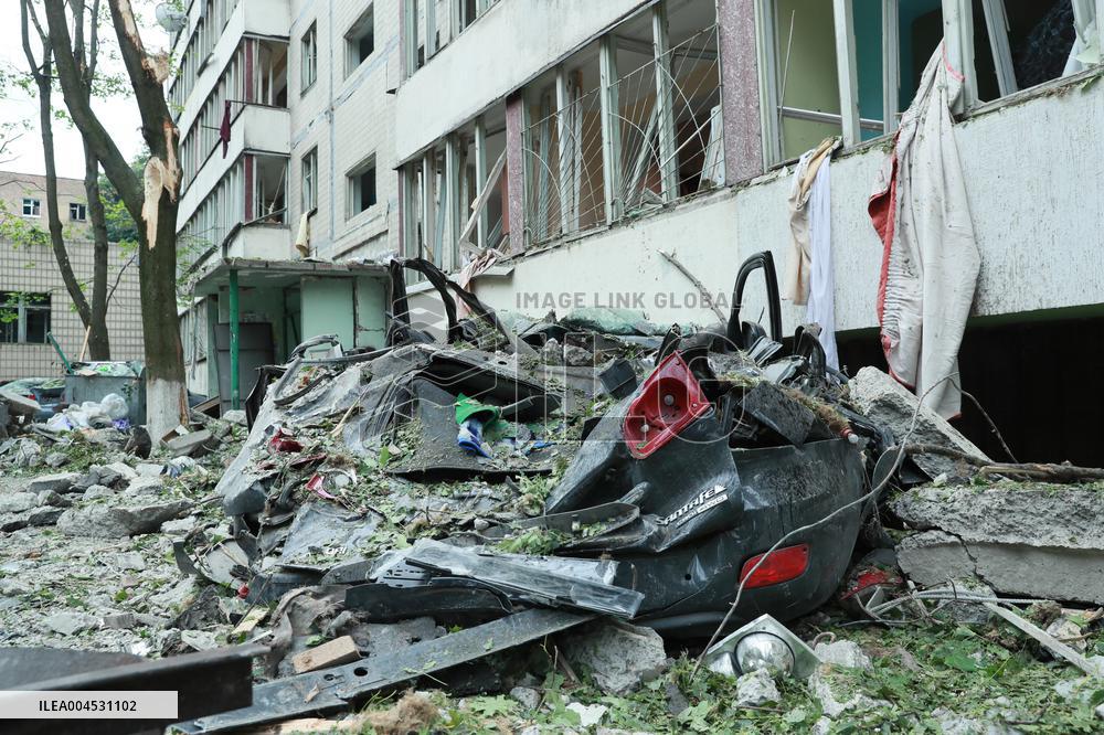 Russian Missile Attack - Kiev