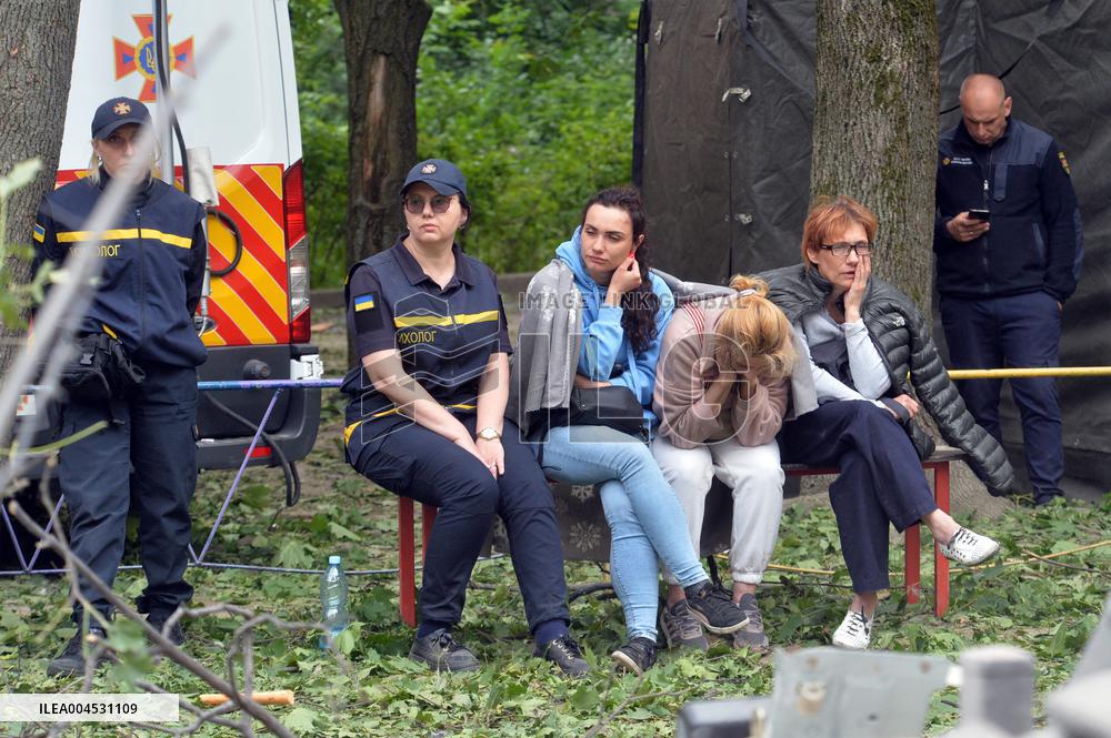 Russian Missile Attack - Kiev