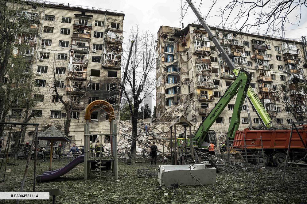 Russian Missile Attack - Kiev