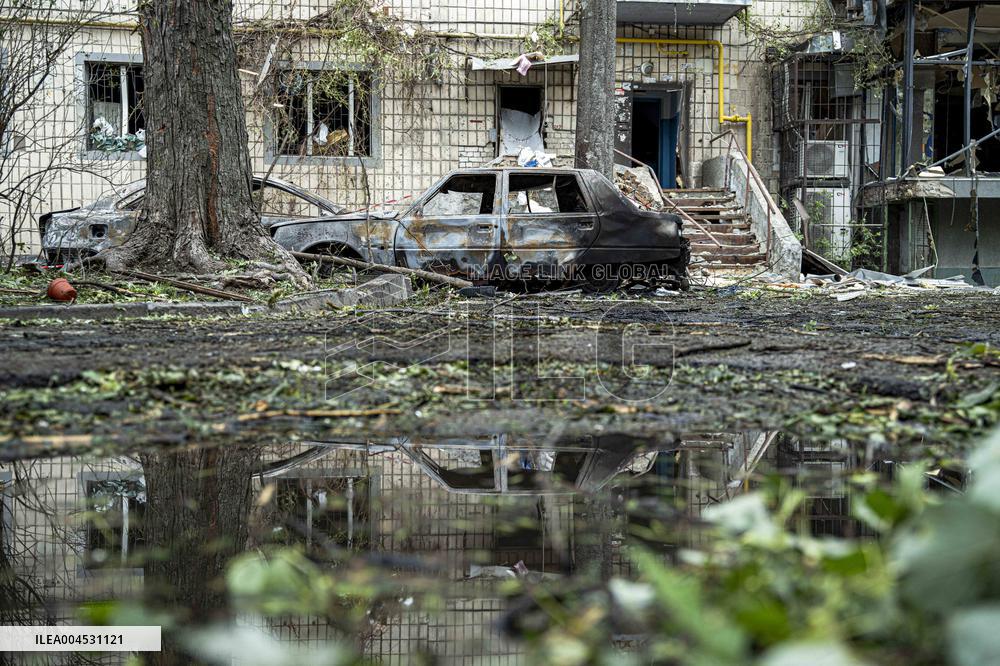Russian Missile Attack - Kiev
