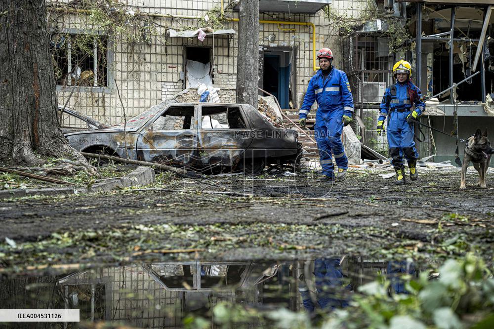Russian Missile Attack - Kiev