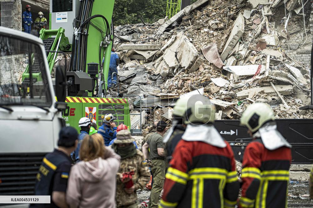 Russian Missile Attack - Kiev