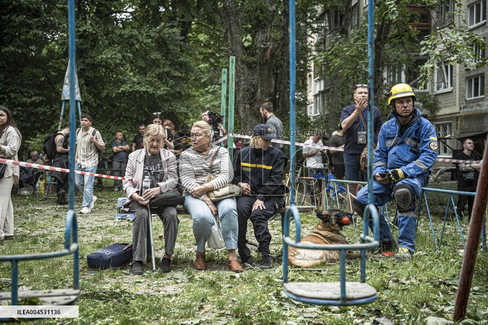 Russian Missile Attack - Kiev