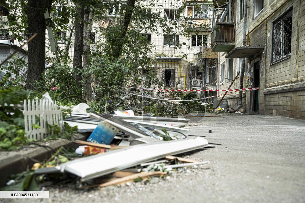 Russian Missile Attack - Kiev