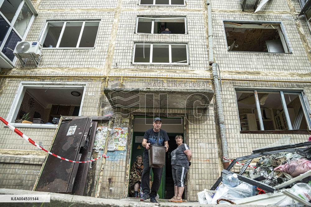 Russian Missile Attack - Kiev