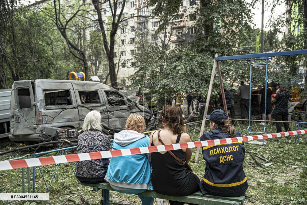 Russian Missile Attack - Kiev