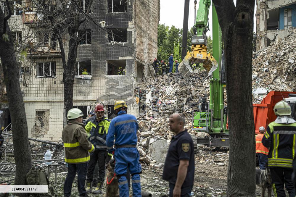 Russian Missile Attack - Kiev