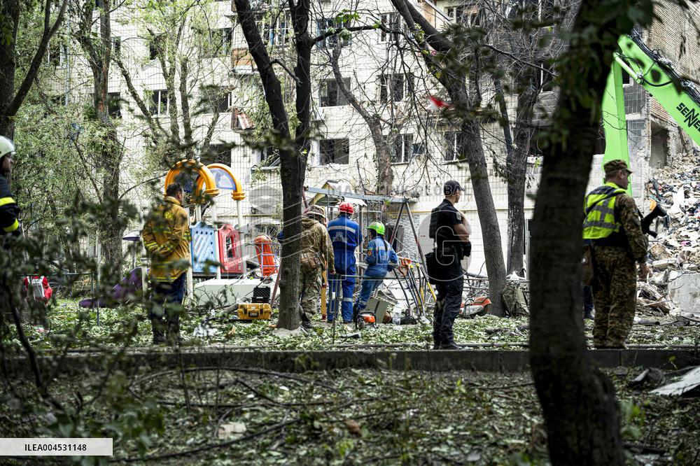 Russian Missile Attack - Kiev