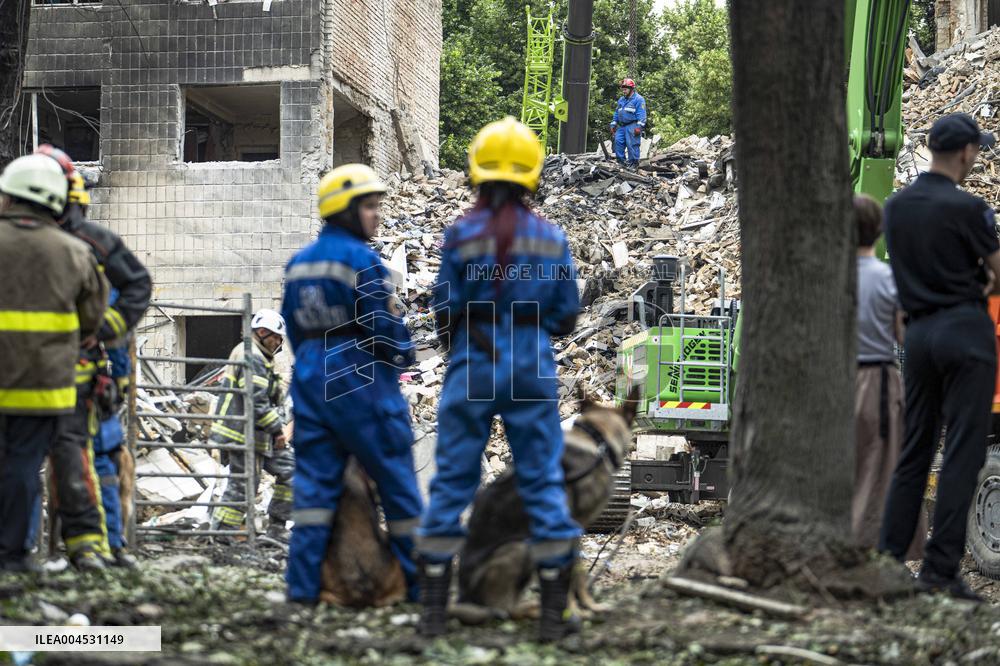 Russian Missile Attack - Kiev