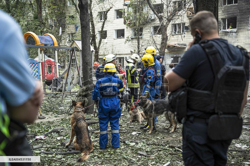 Russian Missile Attack - Kiev